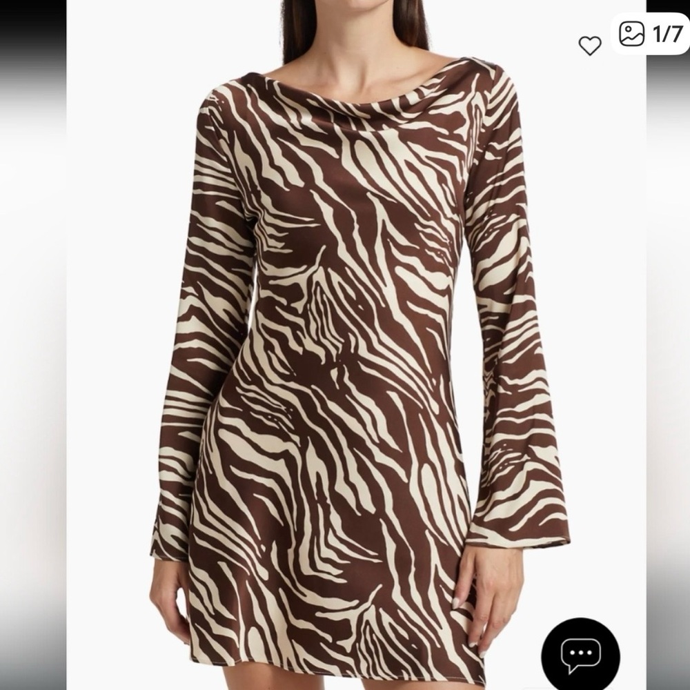 Reformation Pike Satin dress